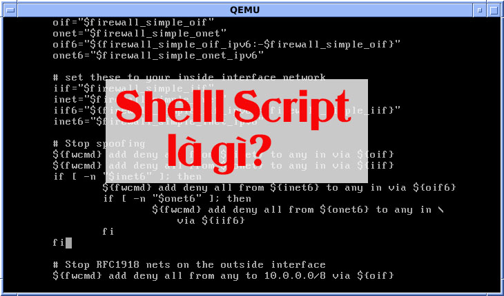 Shell script là gì?