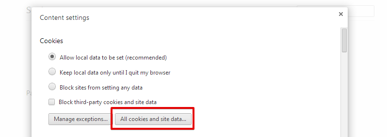 Khắc phục lỗi 400 bad request bằng cách xóa Cookie của website trên trình duyệt Chrome 3