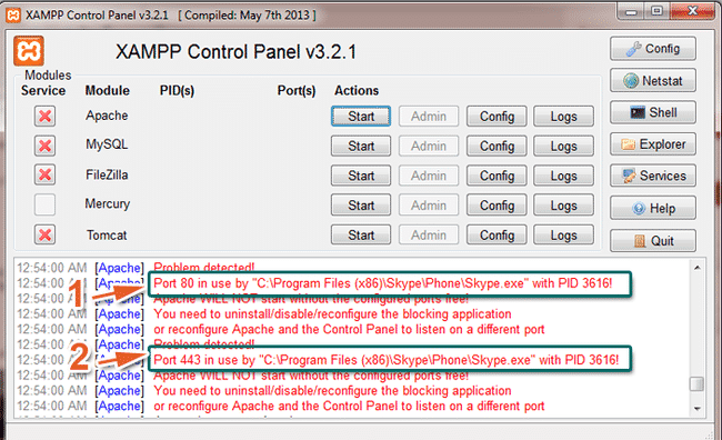 Kiểm tra phần mềm chiếm cổng 80-HTTP