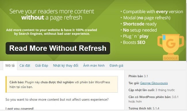 Plugin to collapse posts in wordpress with Read More Without Refresh