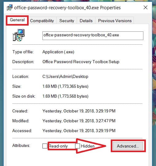 Turn off data encryption to fix access is denied error win 10 2