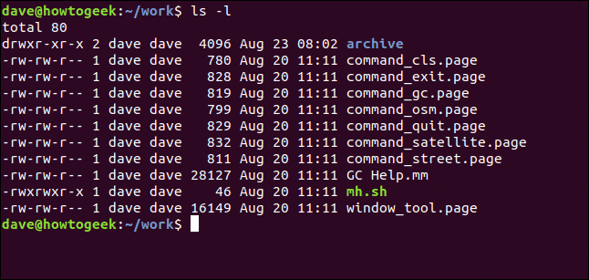 View and understand file permissions