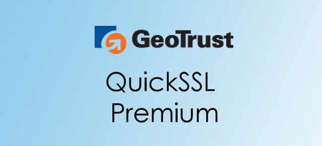 GeoTrust QuickSSL premium
